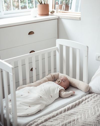 שק שינה מעוצב לתינוק 100% כותנה ללא שרוולים מקולקציית Wounderland - אבן ירח וכוכבים