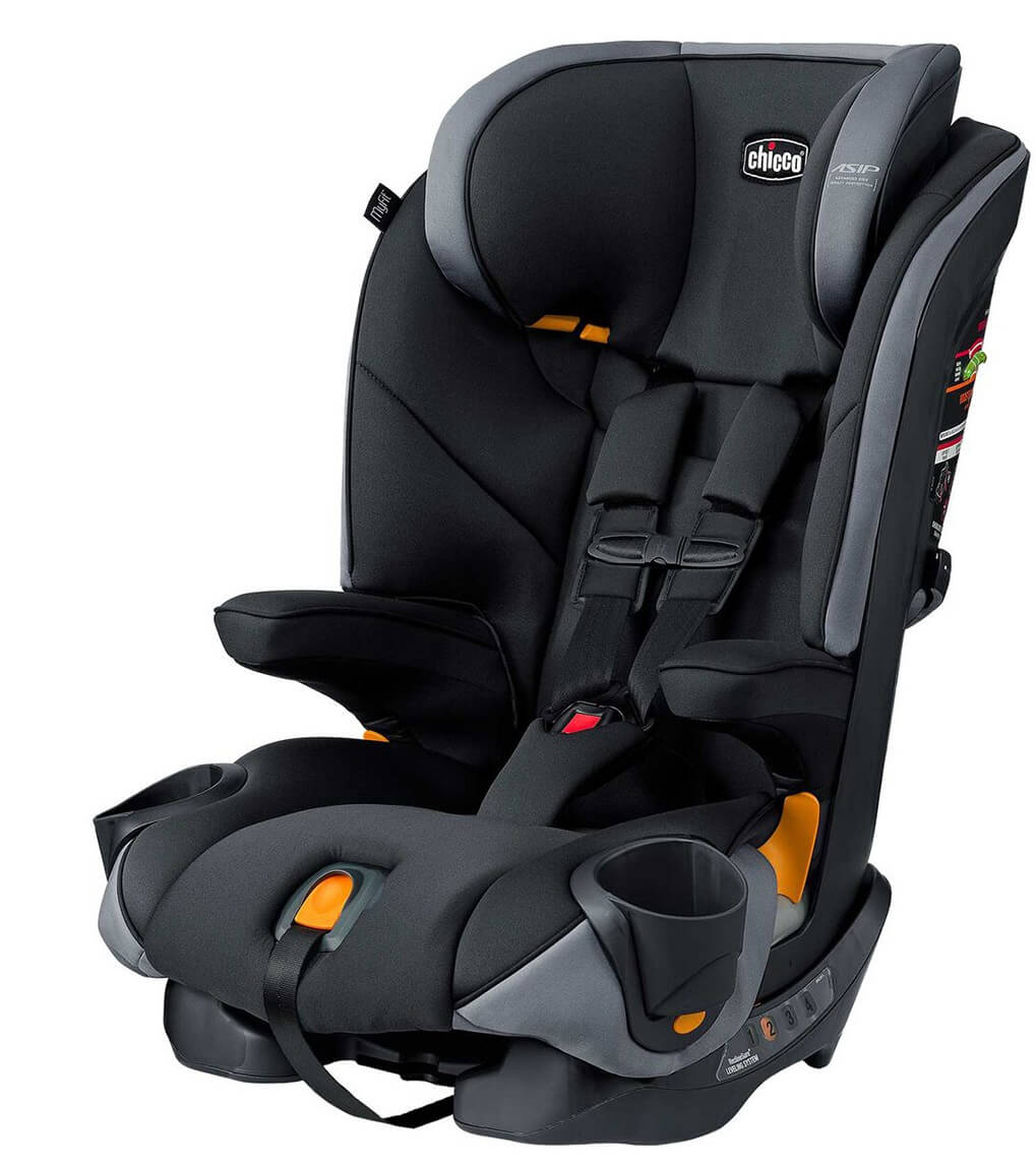 כסא בטיחות משולב בוסטר מיי פיט MyFit צבע שחור/אפור בהיר - Iron