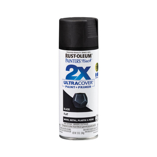 2X ספריי צבע Flat Black 