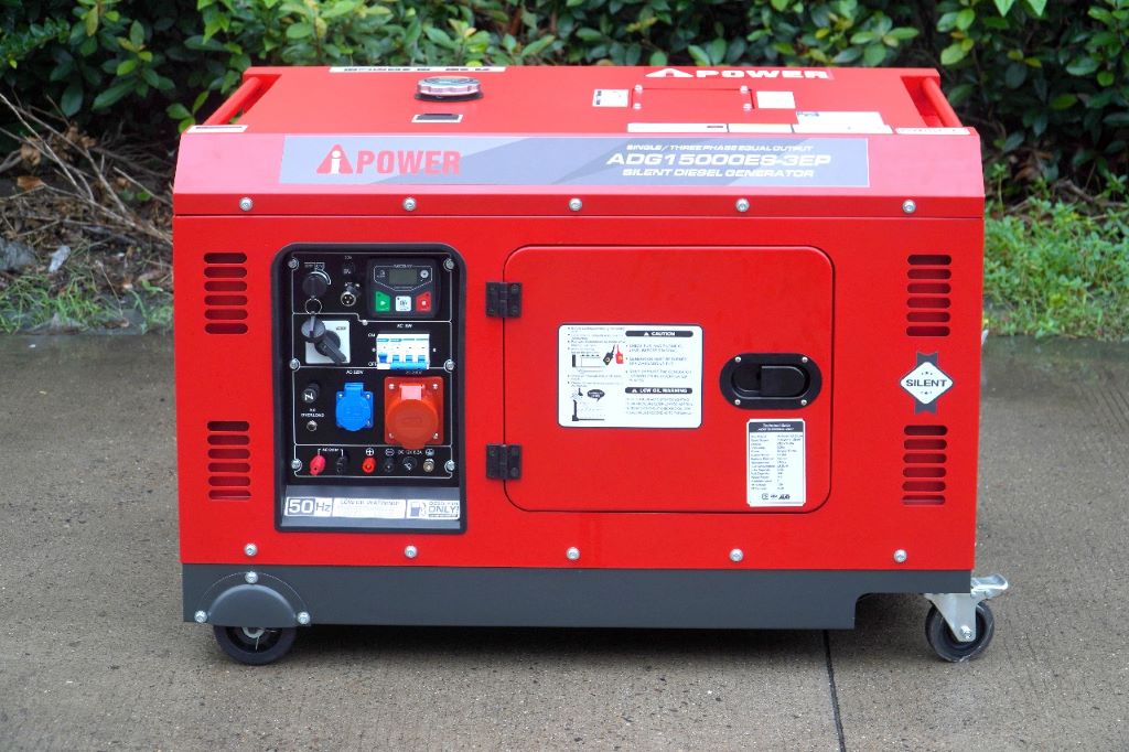 גנרטור דיזל מושתק תלת פאזי Aipower הספק 10000 וואט