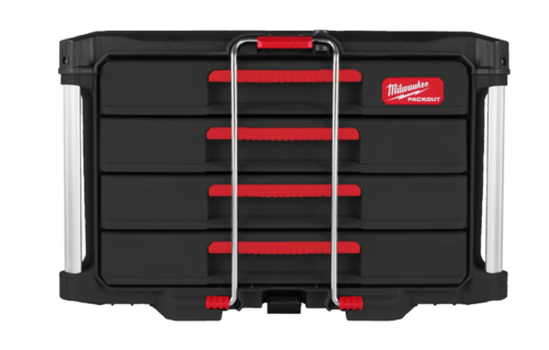 ארגז כלים 4 מגירות מסדרת MILWAUKEE PACKOUT
