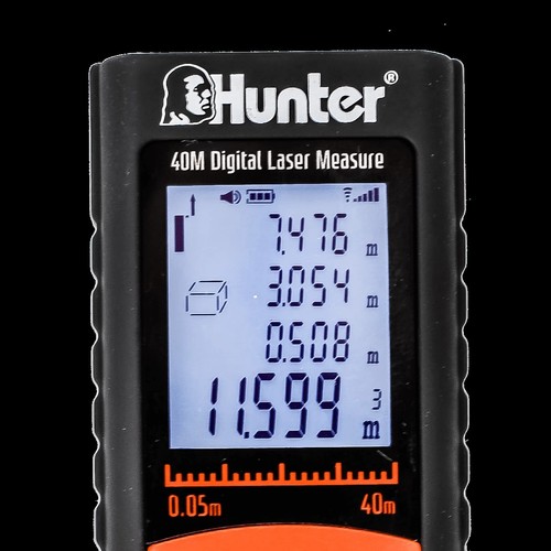 מד טווח לייזר מיני 40 מטר HUNTER 111414-004 האנטר