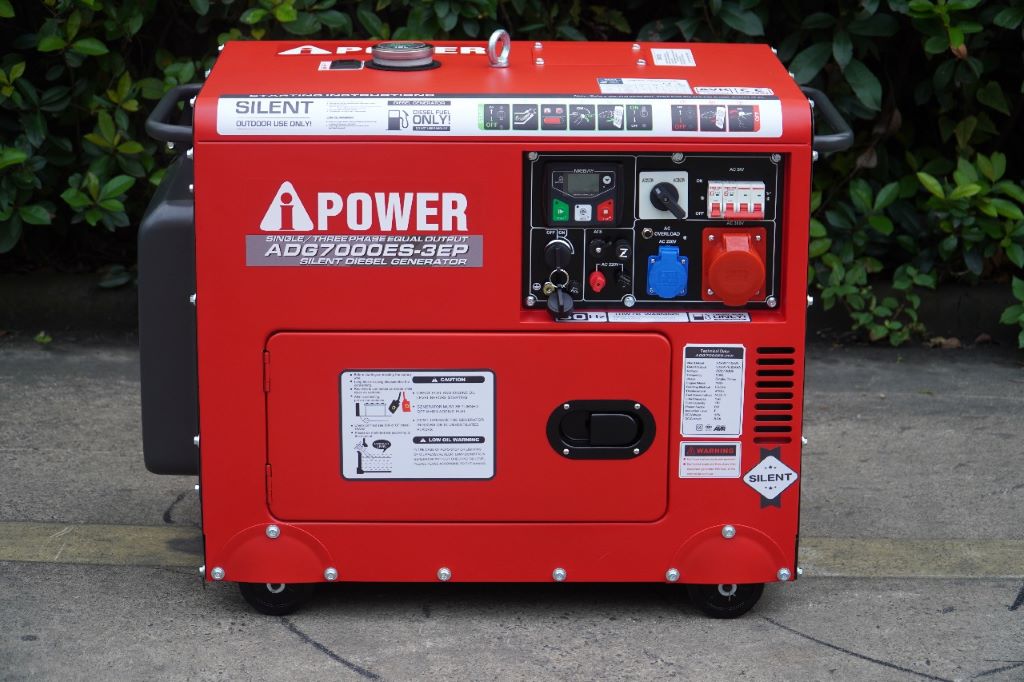 גנרטור דיזל מושתק תלת פאזי Aipower הספק 5500 וואט