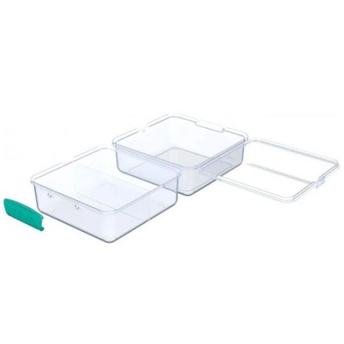 קופסת אוכל קובייה מחולקת 1.4 ליטר SISTEMA
