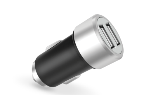 מטען מהיר לרכב 3.1A עם 2 יציאות USB