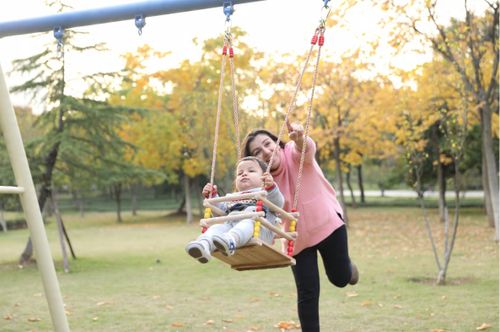 נדנדת גינה / חצר מעץ טבעי