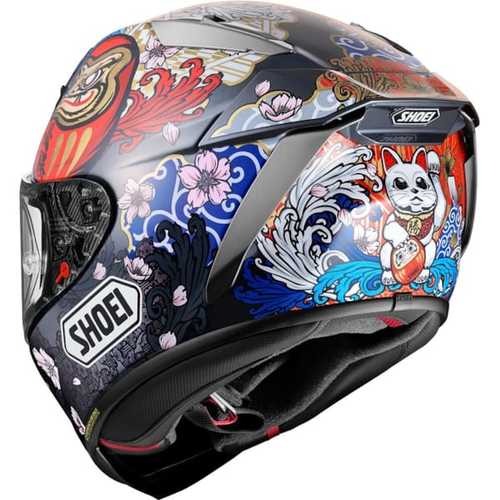 קסדת שואי מלאה שחור / צבעוני - SHOEI X-SPR PRO MARQUEZ MOTEGI 5 TC-1