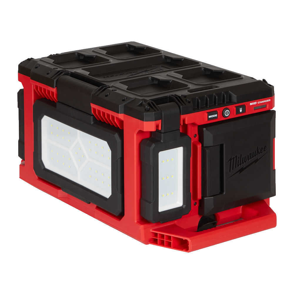 פנס היקפי 3 ראשים PACKOUT נטען 18V משולב נטען M18 POLAC / 4933478120