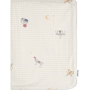 ציפה לשמיכת תינוק 100% כותנה מקולקציית Wonderland - אבן מודפס קרקס