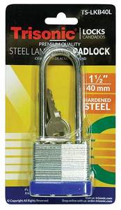 Trisonic 1 1/4" Padlock