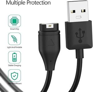 כבל טעינה USB-C לשעון Garmin באורך כ-1 מטר -מקורי-