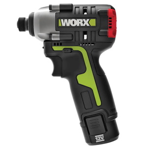 מברגת אימפקט נטענת 12V כולל 2 סוללות ומטען Worx