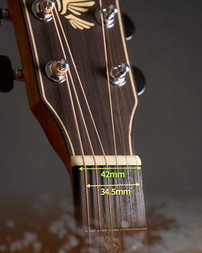 גיטרה אקוסטית מוגברת (גוף דק) Gopherwood (Korea) i160CE slim