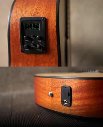 גיטרה אקוסטית מוגברת (גוף דק) Gopherwood (Korea) i160CE slim