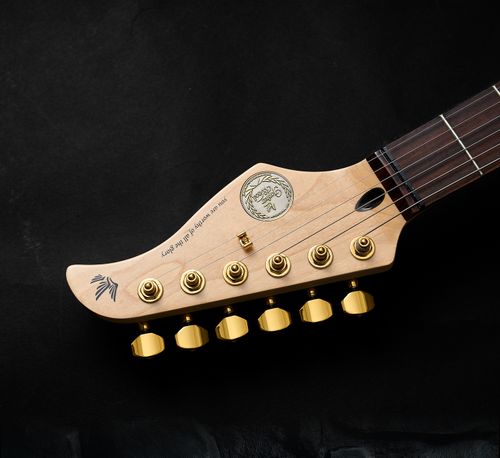 גיטרה חשמלית   Gopherwood (Korea) S classic V Alnico 5 (Alder) Jet Black H-S-S