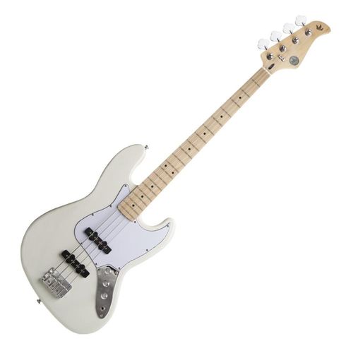 גיטרה בס 4 מיתרים Gopherwood (Korea) J classic IV Floral White
