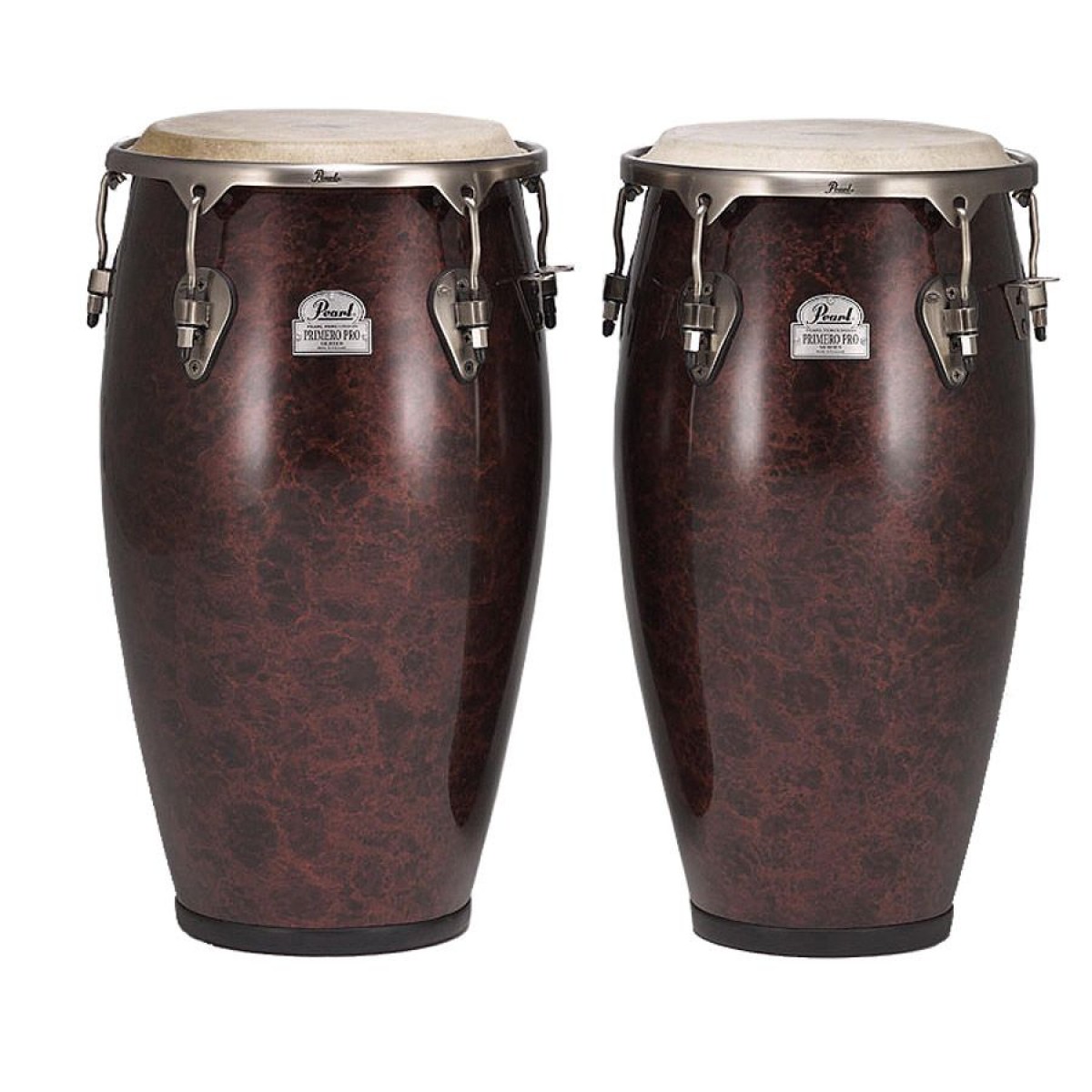 Pearl Primero Pro Fiberglass Conga Set Wine Red