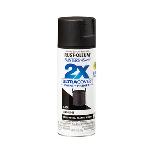 2X ספריי צבע Semi-Gloss Black 