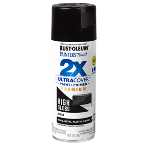 2X ספריי צבע HighGLoss Black