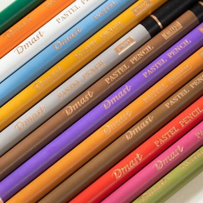 24 עפרונות פסטל Pastel Pencils מבית DMAST