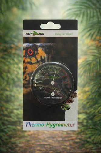  מד טמפרטורה ולחות אנלוגי לטרריום Repti Zoo | Thermo-Hygrometer מקצועי