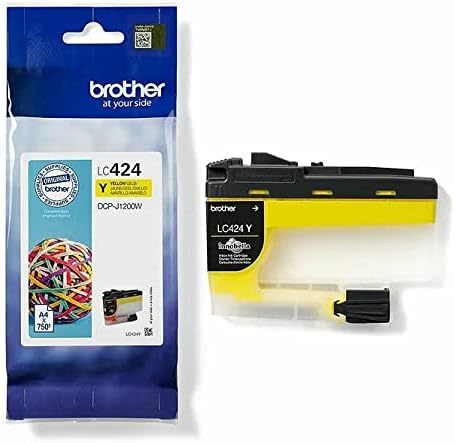 דיו צהוב מקורי BROTHER LC424Y