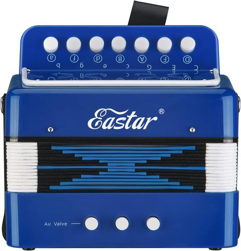אקורדיון מיני  לילדים בצבע כחול EB0001 מבית EASTAR