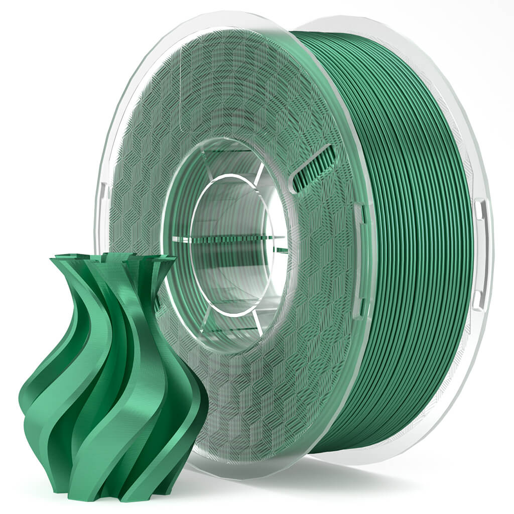 פילמנט משי ירוק צינית 1 ק"ג 1.75 מ"מ - ELEGOO Silk PLA Holly Green
