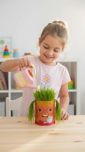 שקית ראש דשא בן/בת - ערכת יצירה