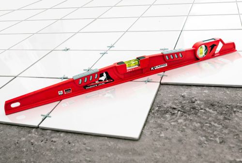 פלס רצפים מקצועי 80 ס״מ (32″) | Plumb Site® Dual-View | דיוק ±0.5 מ״מ/מ׳ – SHARK 920-10 – KAPRO