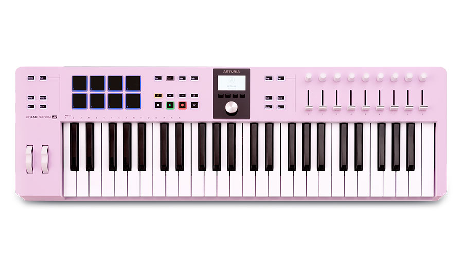 מקלדת שליטה Arturia Keylab Essential 49 MK3 - צבע Rose Quartz