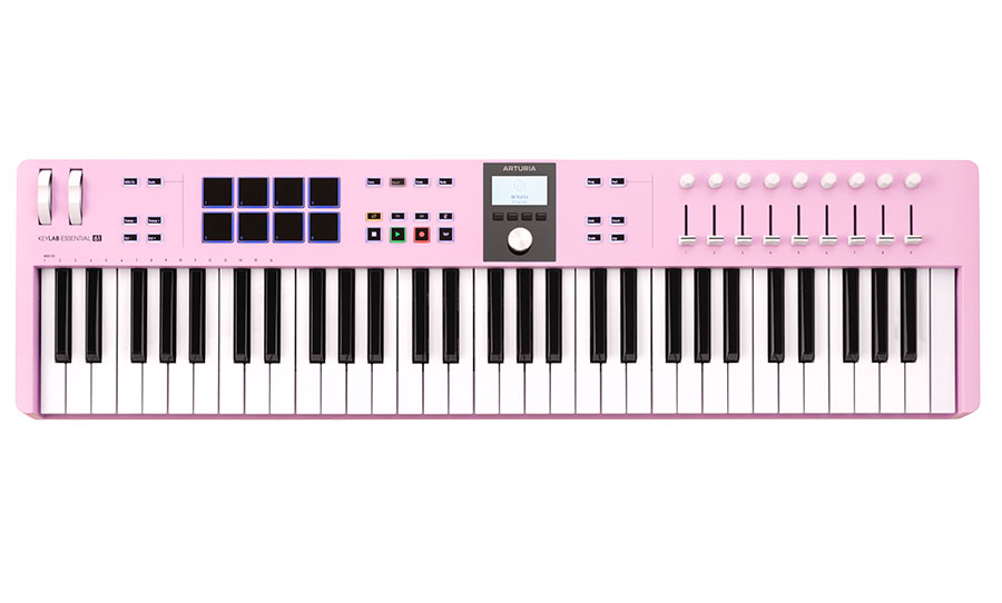מקלדת שליטה Arturia Keylab Essential 61 MK3 - צבע Rose Quartz