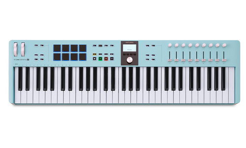 מקלדת שליטה Arturia Keylab Essential 61 MK3 - צבע Aquamarine