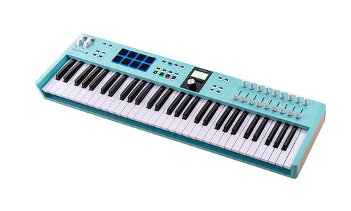 מקלדת שליטה Arturia Keylab Essential 61 MK3 - צבע Aquamarine