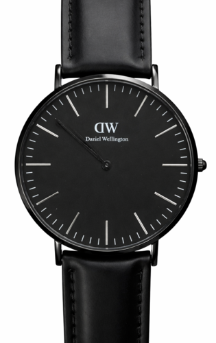 Daniel Wellington DW001001335 גברים גודל 40MM מסגרת שחורה