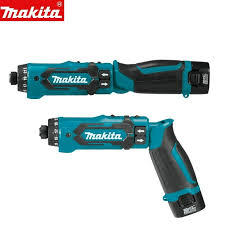 מברגה מתקפלת (מלפפון) נטענת + מטען ו-2 סוללות Makita DF012D 7.2V מקיטה