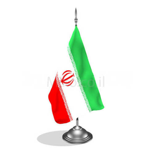 דגלון אירן - Iran mini flag *תמונה לצורך הדמיה בלבד*