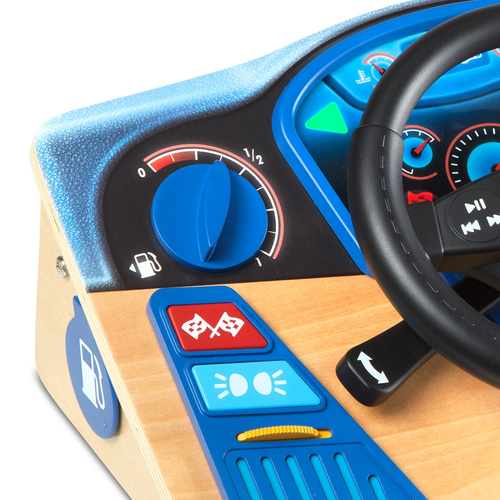 הגה משחק אורקולי, אינטרקטיבי Vroom & Zoom עם אפקטים ולוח נהיגה 3
