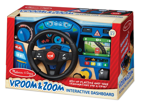 הגה משחק אורקולי, אינטרקטיבי Vroom & Zoom עם אפקטים ולוח נהיגה 5