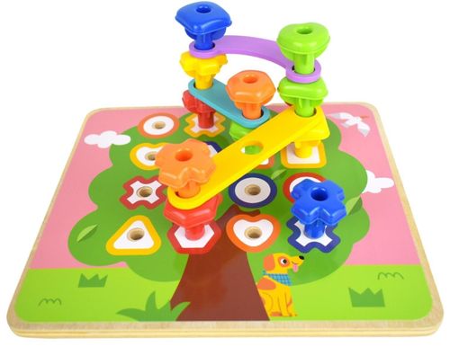 לוח פסיפס והשחלה צבעוני 53 חלקים