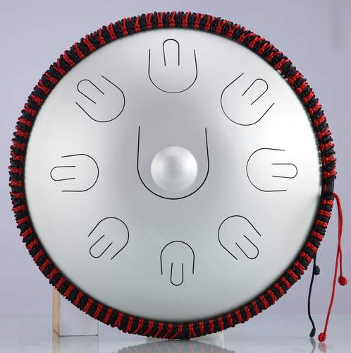 הנדפאן HLURU TAH9-14 Silver Handpan Drum 14