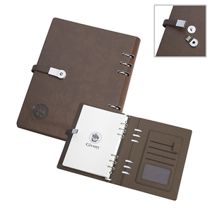 מתנה יוקרתית למנהל מחברת עסקים A5 עם דיסק און קי 8GB גימיק מתנות