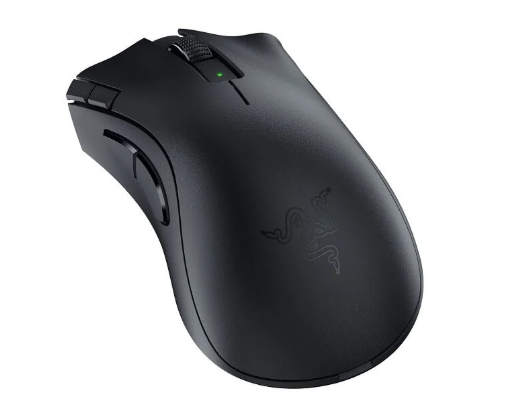 עכבר גיימינג ארגונומי אלחוטי Razer DeathAdder V2 X HyperSpeed - צבע שחור