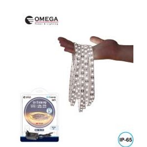 קיט סרט לד כולל שנאי  IP65 אור יום Omega