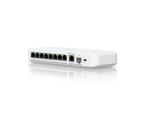 מתג שולחני 8 פורטים מוזן פורט PoE+ מנוהל - Flex 2.5  