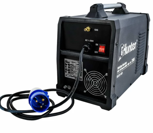 רתכת משולבת CO2 ארגון ואלקטרודה HUNTER 101312-001 200A IGBT + כולל אביזרים