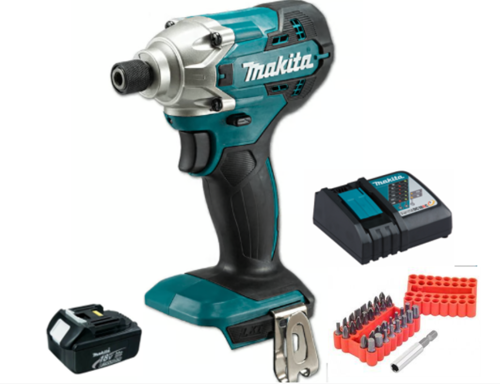 מברגת אימפקט 18V מומנט 155NM DTD156 Makita + מטען+סוללה 3 אמפר+ סט ביטים מתנה