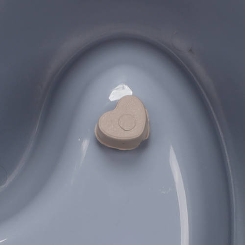 קערת פלסטיק לכלב PANDOR לב כחול פלמינגו