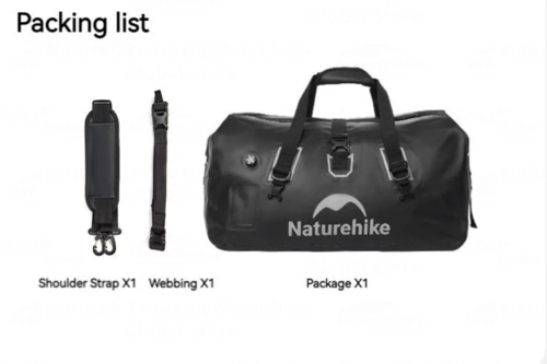 תיק צמידן אטום למים 90 ליטר NATUREHIKE Waterproof IPX7 Bag