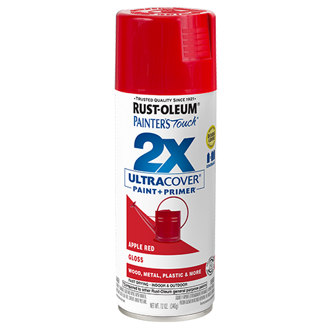 2X ספריי צבע Gloss Apple Red